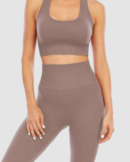 Customized Seamless Active Wear Gym Yoga Bra & Women Leggings LW-001