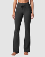 Women's High-Waist Drawstring Flared Pants LW-013