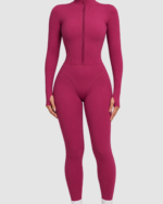 Winter Warm Zip-Up Jumpsuit LW-008