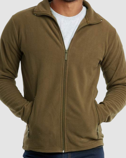 Men's Full-Zip Polar Fleece Jacket LW-004