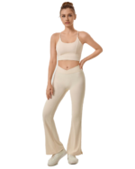 Cross Waist Leggings & U-Neck Sports Bra LW-002