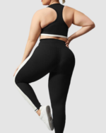 Plus Size High-Waist Butt-Lift Yoga Set LW-018 - Image 2