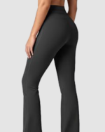 Women's High-Waist Drawstring Flared Pants LW-013 - Image 2