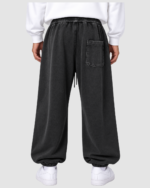 Men’s Cotton Baggy Wide-Leg Sweatpants LW-007 - Image 2