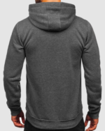 Men's Fleece Pullover Hoodie Drawstring Hooded Sweatshirt Kangaroo Pocket LW-006 - Image 3