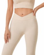 Cross Waist Leggings & U-Neck Sports Bra LW-002 - Image 4