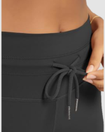 Women's High-Waist Drawstring Flared Pants LW-013 - Image 4