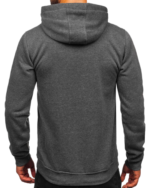 Men's Fleece Pullover Hoodie Drawstring Hooded Sweatshirt Kangaroo Pocket LW-006 - Image 2