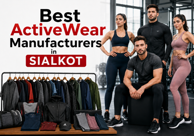 11 Best Activewear Manufacturers in Sialkot in 2026 | OEM & Custom Sportswear