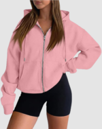 Women’s 2-Piece Full-Zip Hoodie & Sweatpants Set LW-022 - Image 2