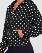 Women’s Cropped Printed Hoodie Jacket LW-024 - Image 2
