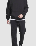Oversized Cotton Fleece Hoodie LW-021 - Image 3