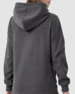 Women’s Fleece Hooded Zipper Jacket LW-023 - Image 3
