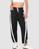 Women's Wide Leg Striped Track Pants LW-026 - Image 5