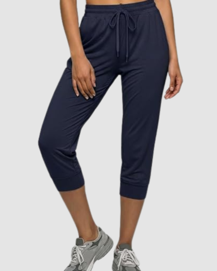 Women's Capri Jogger Sweatpants with Pockets LW-043