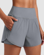 Women's 2-in-1 High-Waisted Running Shorts LW-045