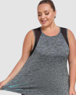 Plus Size Mesh Workout Suit LW-047