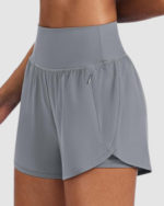 Women's 2-in-1 High-Waisted Running Shorts LW-045 - Image 2