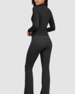 High-Waist Flared Yoga Pants LW-039 - Image 4