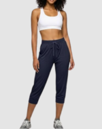 Women's Capri Jogger Sweatpants with Pockets LW-043 - Image 4